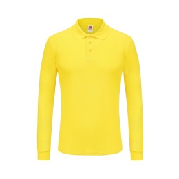 訂製黃色男裝Polo恤    設計純色100%棉Polo恤   側縫腳叉   威邦物業管理服務有限公司  P1537 訂製黃色男裝Polo恤    設計純色100%棉Polo恤   側縫腳叉   威邦物業管理服務有限公司  P1537